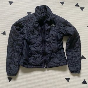 Women’s North Face Quilted Jacket Black XS